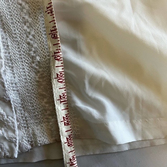 VINTAGE white fancy button down dress shirt M - Picture 3 of 12